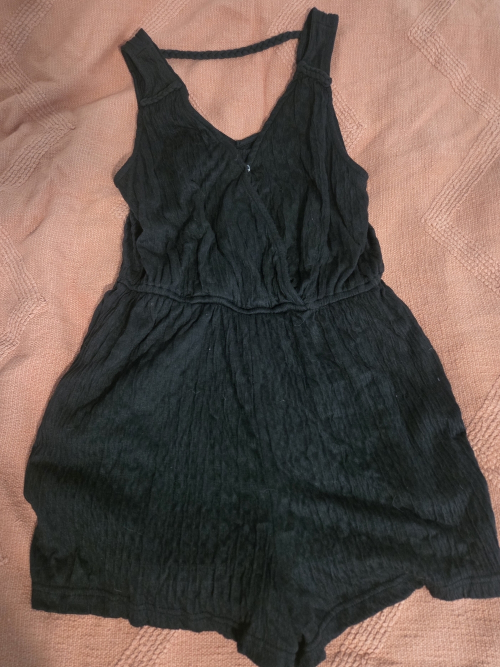 Universal Thread Black Sleeveless Womens Romper